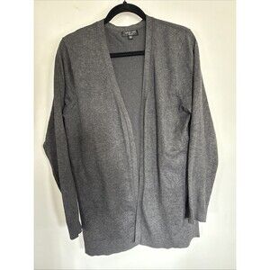 Spense XXL Dark Gray Lightweight Women's Open Cardigan Sweater Long Soft